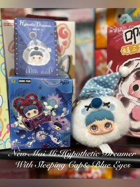 NEW MAI MI Hypothetic DREAMER SNOWBALL WHITE W/SLEEPING CAP & BLUE EYES